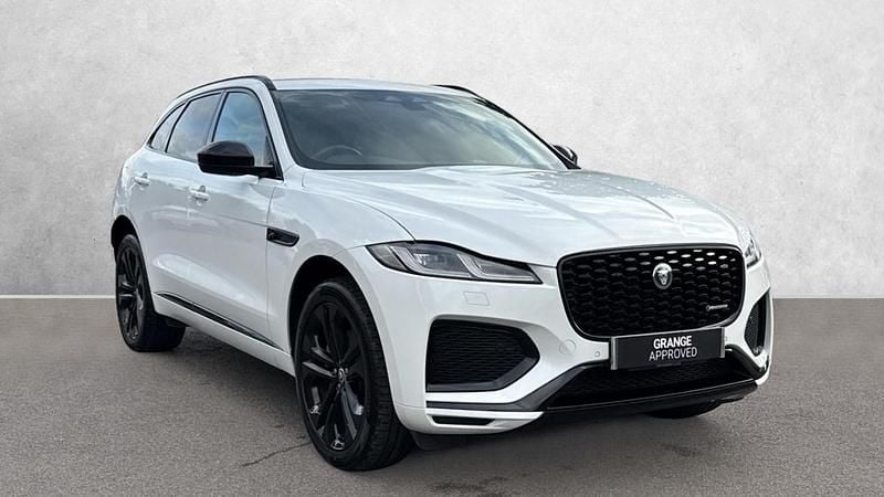 White Used 2023 Jaguar F-Pace R-Dynamic SUV | £38,490 (Expensive) - Image 1/4