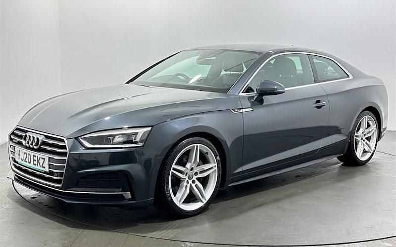 Begagnad Audi A5 S-Line 190 HK (139 kW) 2019 Grå Sportkupé