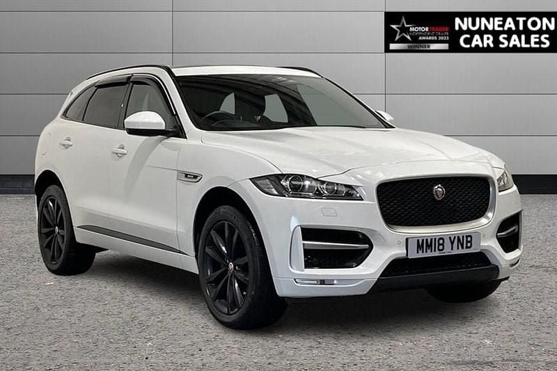 White Used 2018 Jaguar F-Pace R-Sport SUV | £19,400 (Good price) - Image 1/1