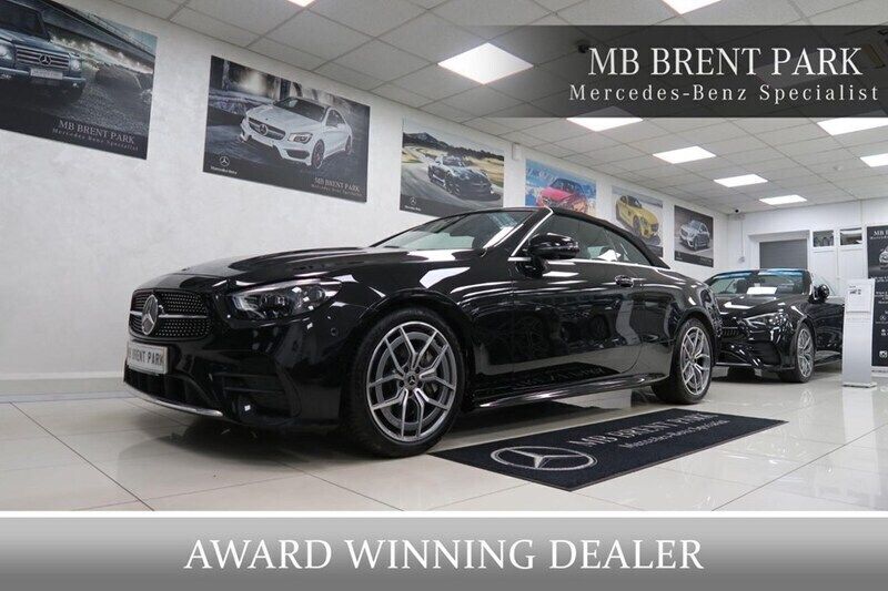 Black Used 2021 Mercedes E220 AMG Line Premium Cabriolet | £28,500 (Fair price) - Image 1/1