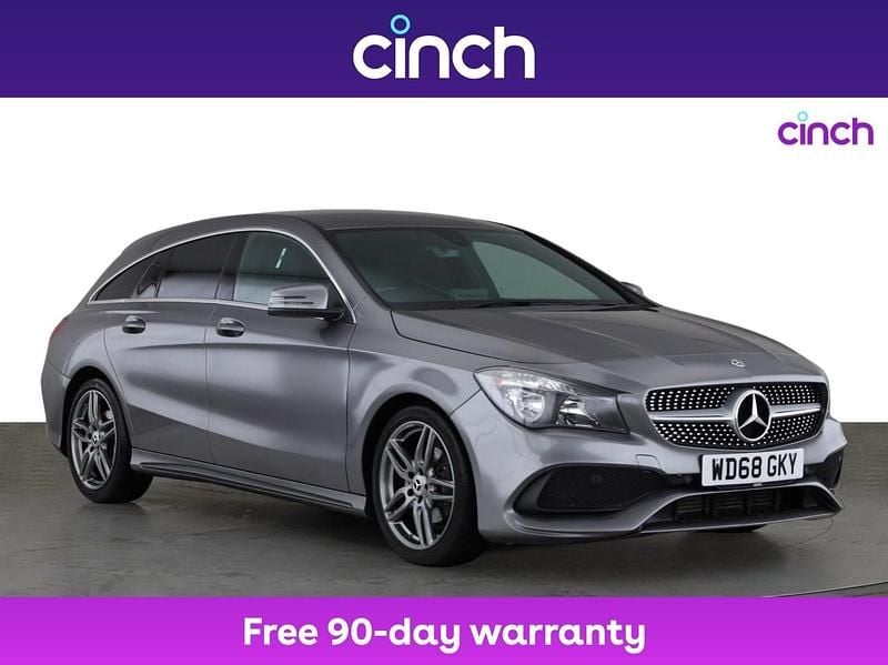 Grey Used 2019 Mercedes CLA180 AMG line Sedan | £14,349 (Good price) - Image 1/3