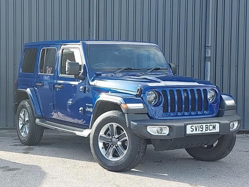 Used Jeep Wrangler Sahara 197 HP (144 kW) 2019 Blue SUV