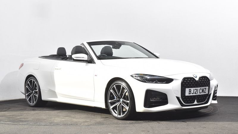 White Used 2021 BMW 420 M Sport Cabriolet | £29,990 (A bit pricey) - Image 1/4