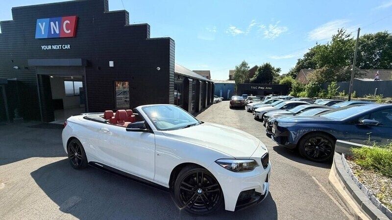 White Used 2018 BMW 218 M Sport Cabriolet | £11,991 (Fair price) - Image 1/4
