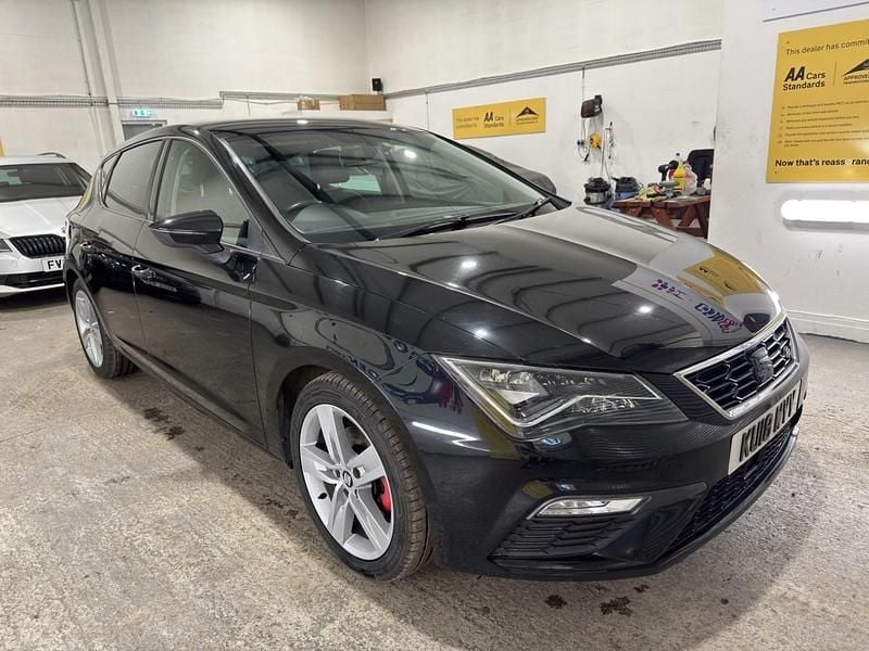 Used Seat Leon FR 125 HP (91 kW) 2018 Black Hatchback