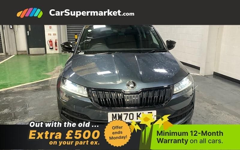 Used Skoda Karoq SportLine 150 HP (110 kW) 2020 Grey SUV