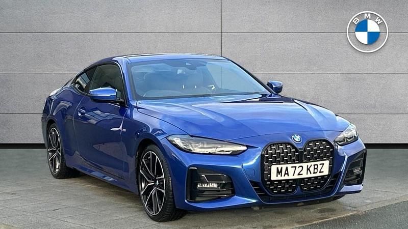 Blue Used 2022 BMW 420 M Sport Coupe | £27,990 (Fair price) - Image 1/4