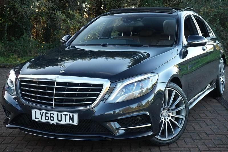 Used Mercedes S350 AMG line 2016 Blue Sedan