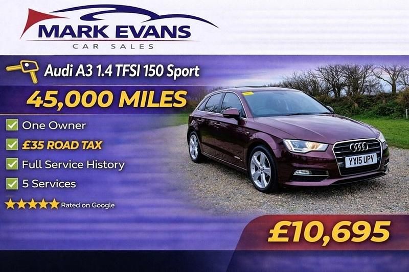 Used Audi A3 Sport 150 HP (110 kW) 2015