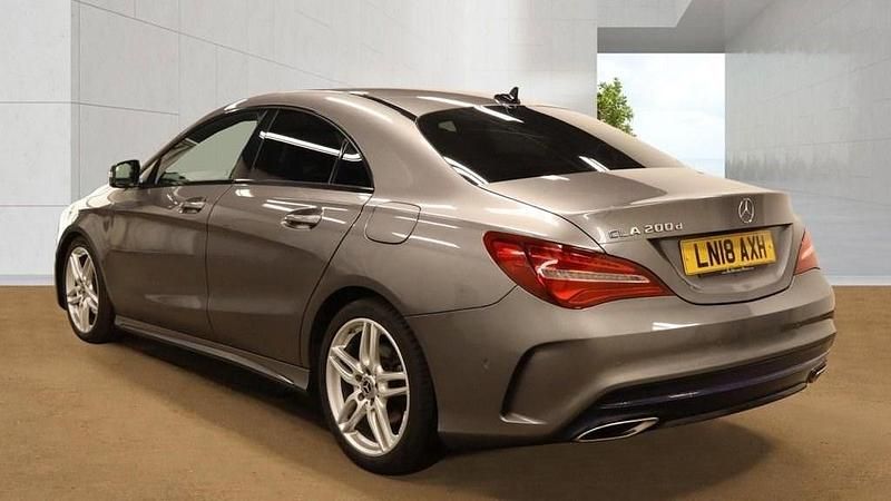 Used Mercedes CLA200 AMG line 136 HP (100 kW) 2018 Grey Coupe