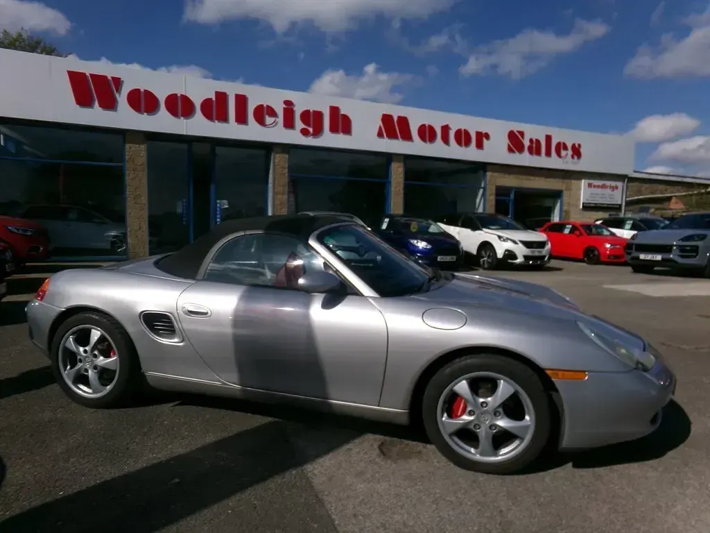 Used Porsche Boxster 220 HP (161 kW) 2002 Silver Cabriolet