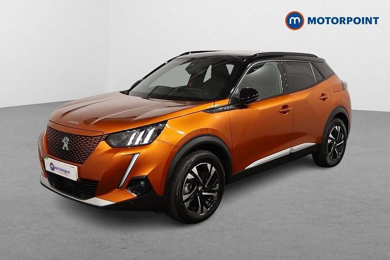 Used Peugeot e-2008 GTi 100 kW (136 HP) 2021 Orange SUV