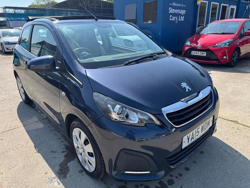Blue Used 2015 Peugeot 108 Active Hatchback | £4,995 (Fair price) - Image 1/4
