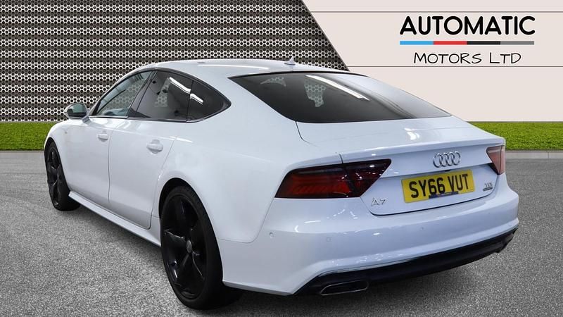 Used Audi A7 Black Edition 2016 White Hatchback
