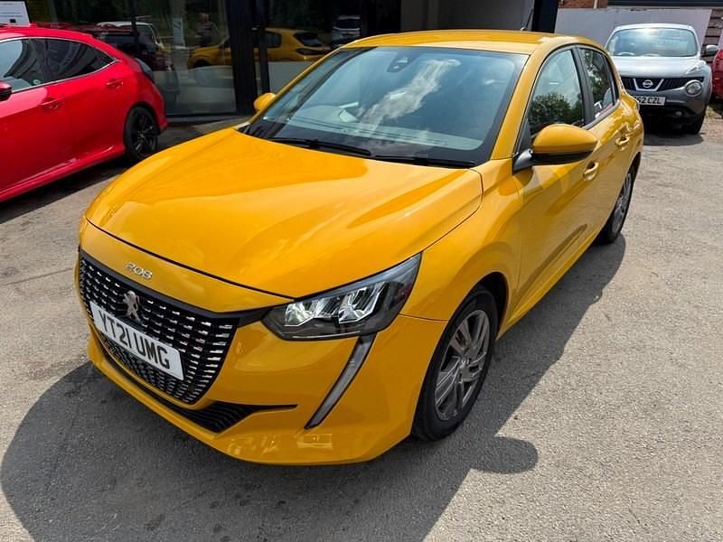 Używany Peugeot 208 Active Premium 75 KM (55 kW) 2021 Żółty Hatchback