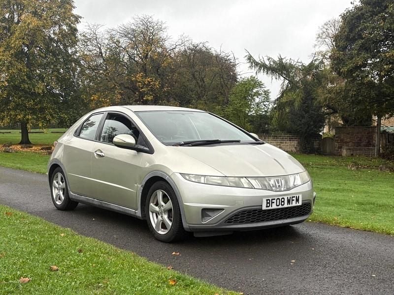 Silver Used 2008 Honda Civic SE Hatchback | £995 (Fair price) - Image 1/4