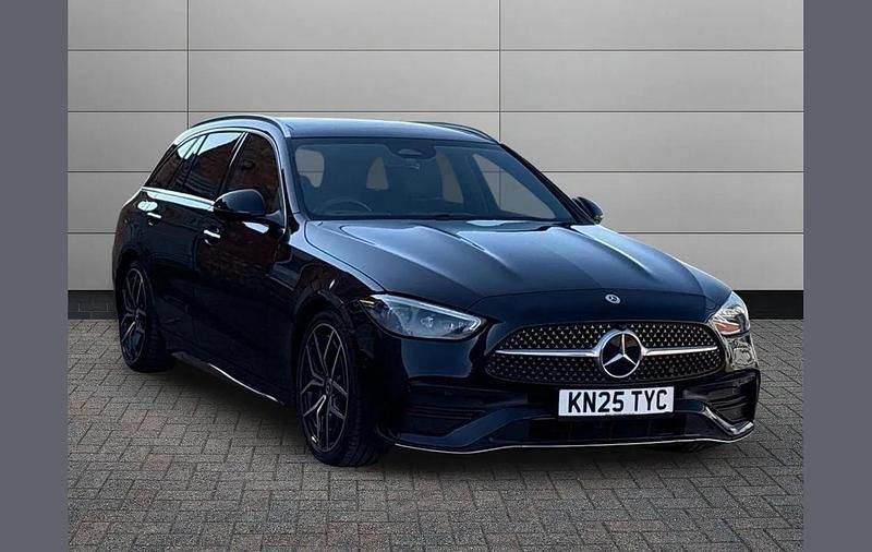 Used Mercedes C200 AMG Line Premium 200 HP (147 kW) 2025 Black Estate