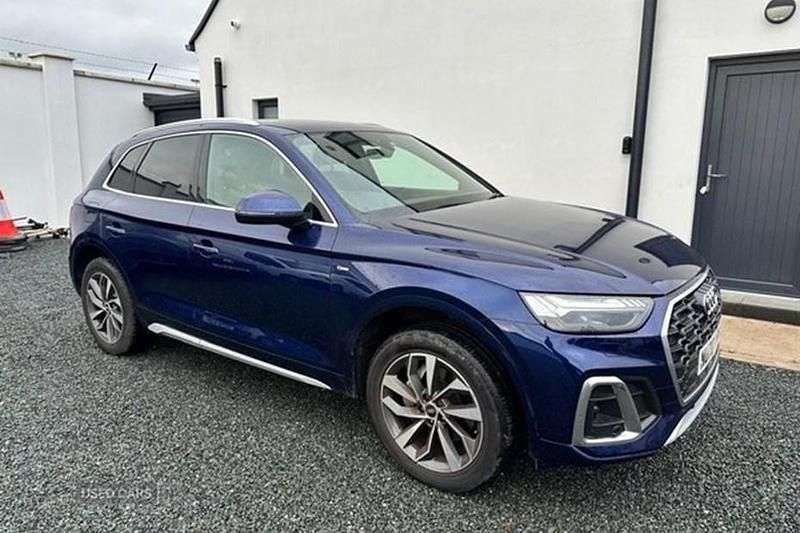 Blue Used 2021 Audi Q5 S-Line SUV | £27,400 (Fair price) - Image 1/1