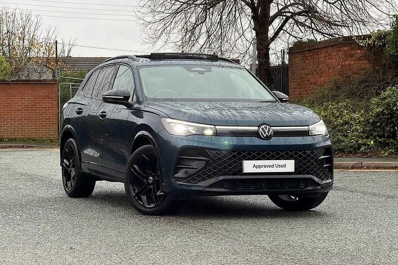 Blue Used 2024 VW Tiguan R-line SUV | £34,985 (Expensive) - Image 1/4