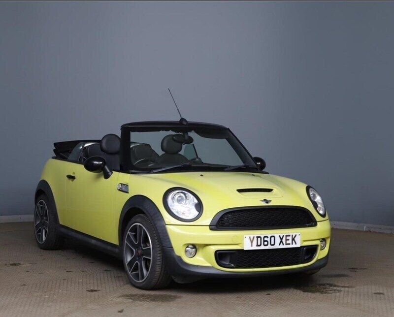 Yellow Used 2010 Mini Cooper S Cabriolet Cabriolet | £4,950 (A bit pricey) - Image 1/4