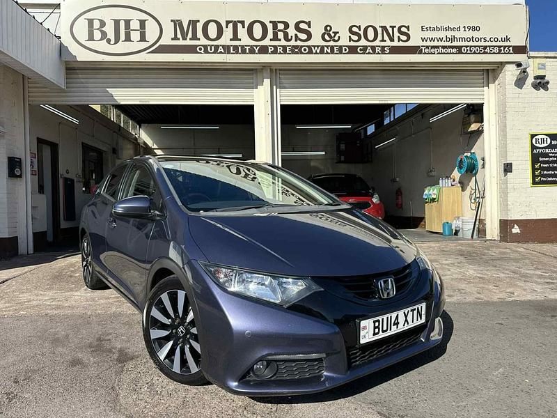 Blue Used 2014 Honda Civic SR Hatchback | £6,988 (Fair price) - Image 1/4