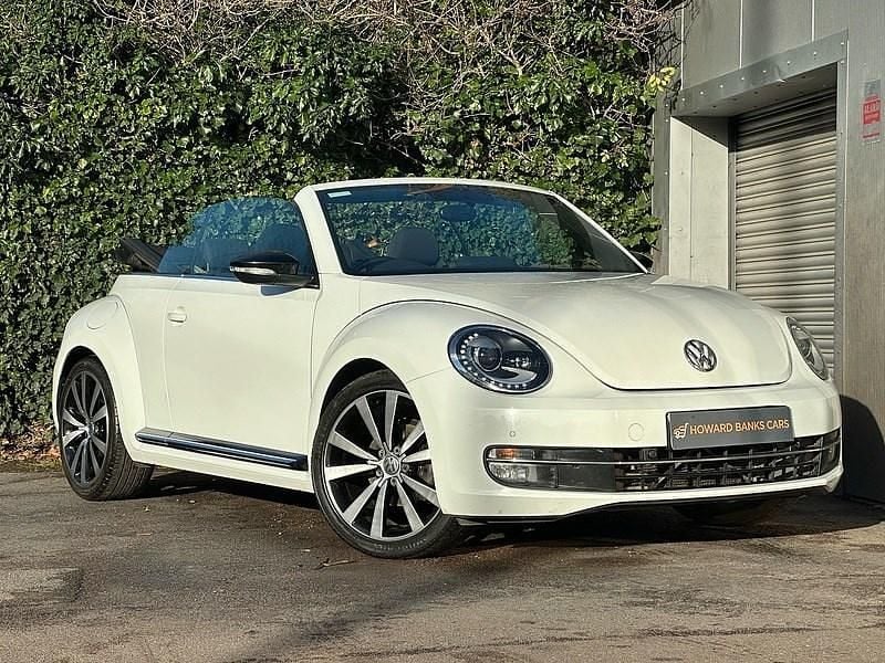 Used VW Beetle Sportline 150 HP (110 kW) 2016 White Cabriolet