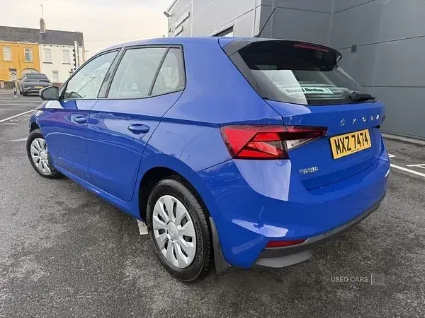 Begagnad Skoda Fabia 66 HK (48 kW) 2022 Blå Halvkombi