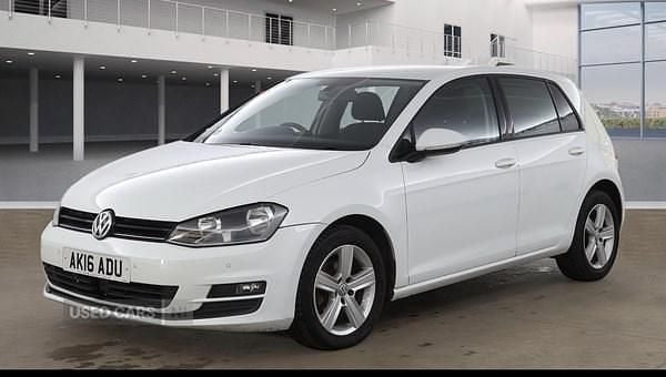 Used VW Golf VII Edition 110 HP (80 kW) 2016 White Hatchback