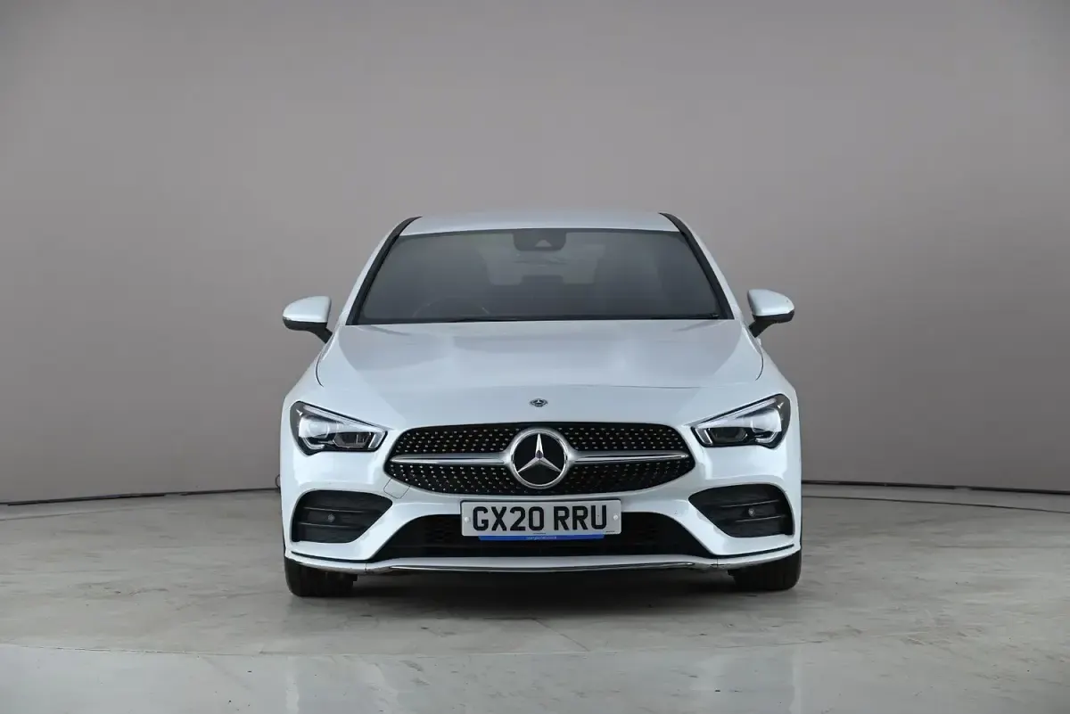 Used Mercedes CLA180 AMG line 2020 White Sedan