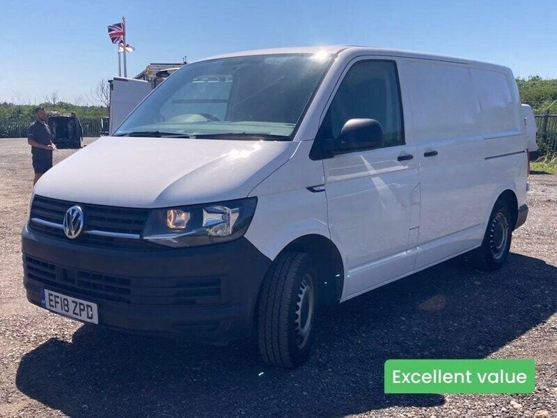 White Used 2018 VW T6 Startline Van | £11,994 - Image 1/4