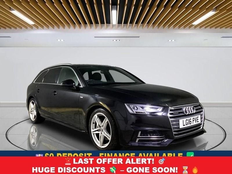 Black Used 2016 Audi A4 S-Line Estate | £15,149 (Fair price) - Image 1/4
