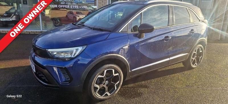 Used Vauxhall Crossland Ultimate 130 HP (95 kW) 2022 Blue SUV