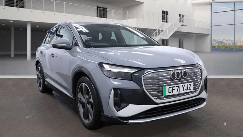 Grey Used 2022 Audi Q4 e-tron S-Line SUV | £14,809 - Image 1/3