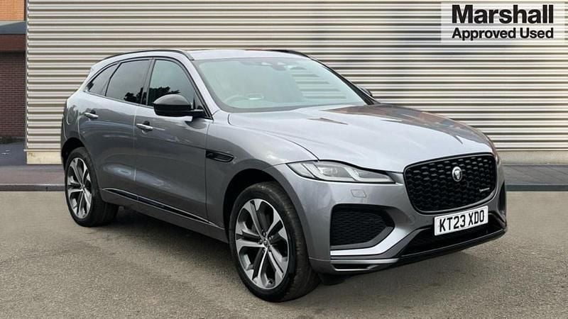 Metallic eiger grey Used 2023 Jaguar F-Pace R-Dynamic SUV | £34,798 (A bit pricey) - Image 1/4