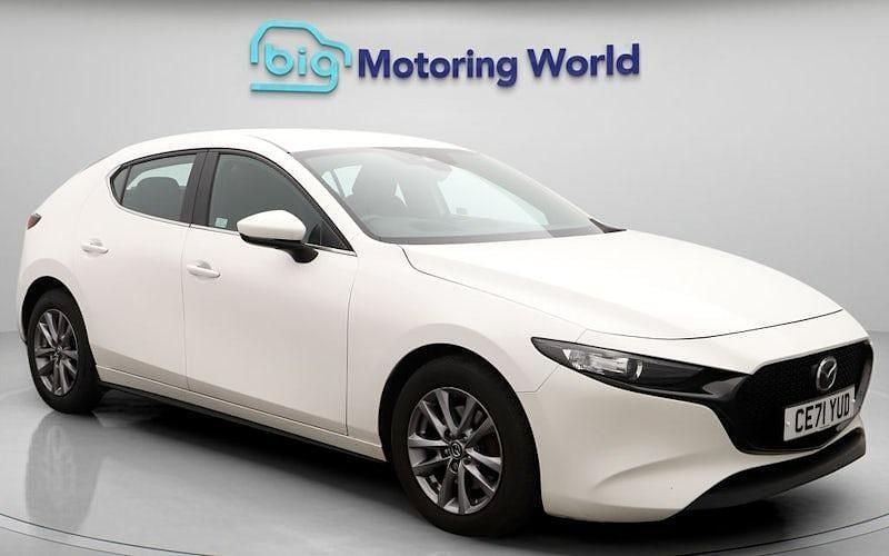 White Used 2021 Mazda 3 Hatchback | £14,000 (Good price) - Image 1/4