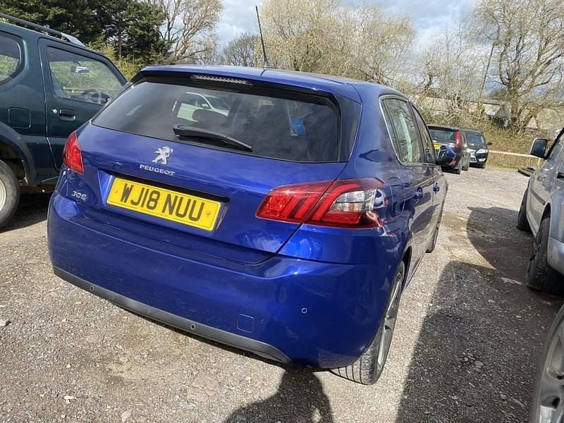 Used Peugeot 308 Allure 2018 Blue Hatchback