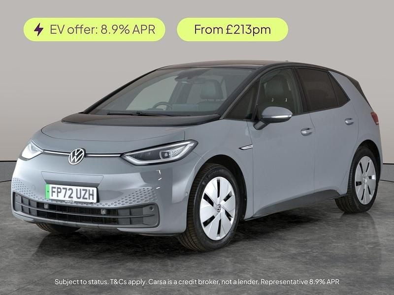 Grey Used 2022 VW ID.3 Pro Performance Hatchback | £14,789 (Fair price) - Image 1/2