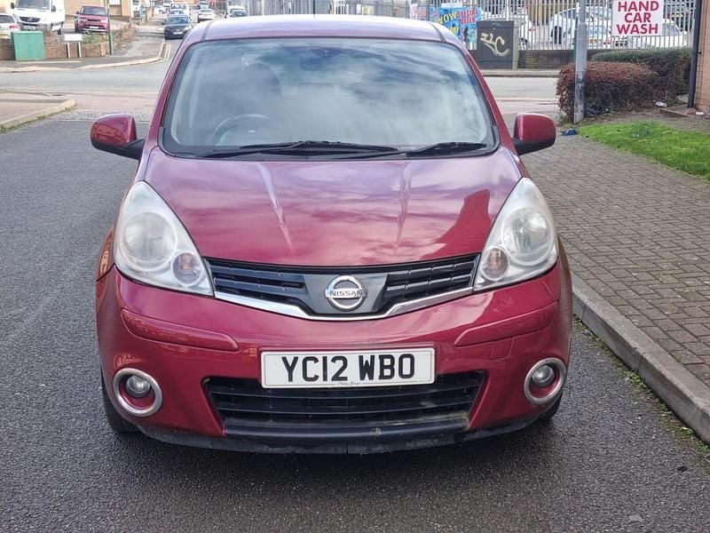 Used Nissan Note N-TEC 110 HP (80 kW) 2012 Red MPV