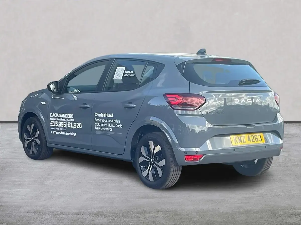 Ny Dacia Sandero Journey 2026 Grå Halvkombi