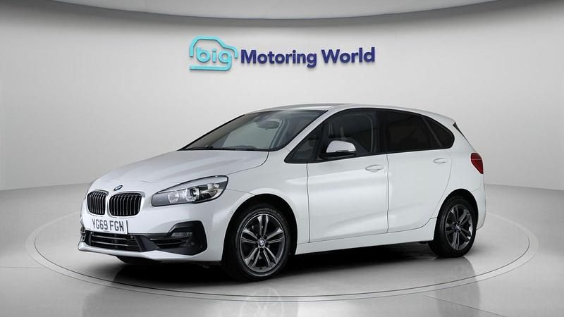 Used BMW 218 Active Tourer Sport Line 2019 White MPV