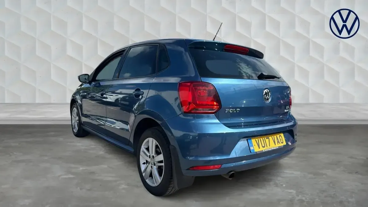 Używany VW Polo Match 90 KM (66 kW) 2017 Niebieski Hatchback