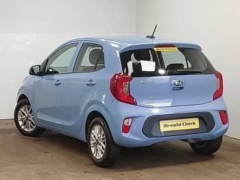 Used Kia Picanto 2021 Blue Hatchback