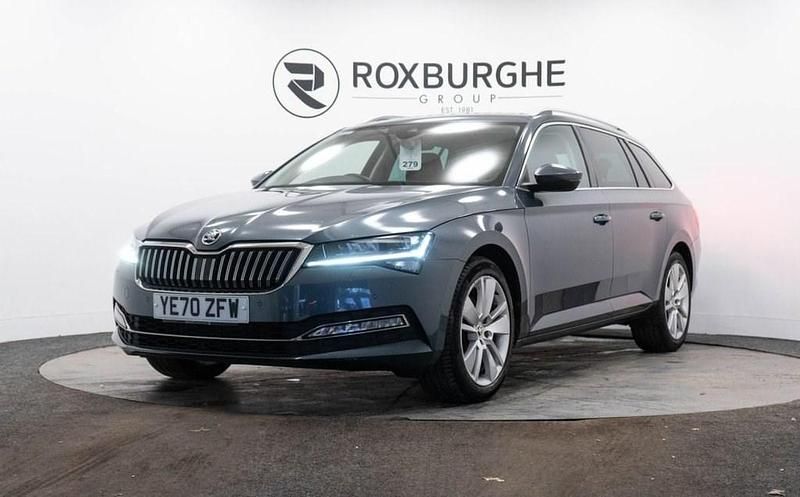 Used Skoda Superb SE L 150 HP (110 kW) 2020 Grey Estate