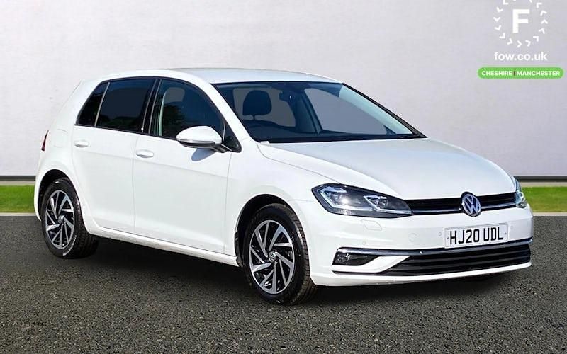 Used VW Golf VII Edition 116 HP (85 kW) 2020 White Hatchback