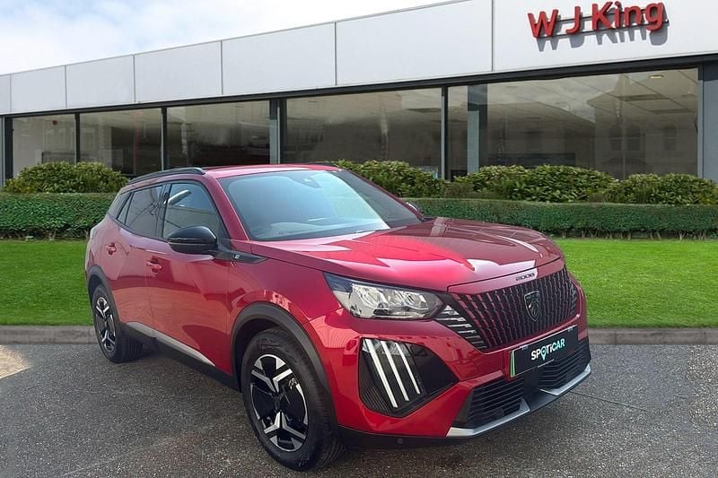 Red New 2025 Peugeot e-2008 Allure SUV | £19,795 (Expensive) - Image 1/3
