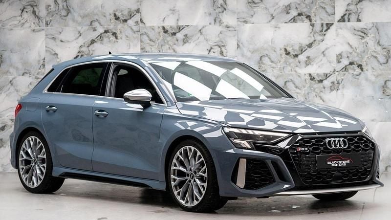 Grey Used 2022 Audi RS3 Advanced Sedan | £42,989 (Good price) - Image 1/4