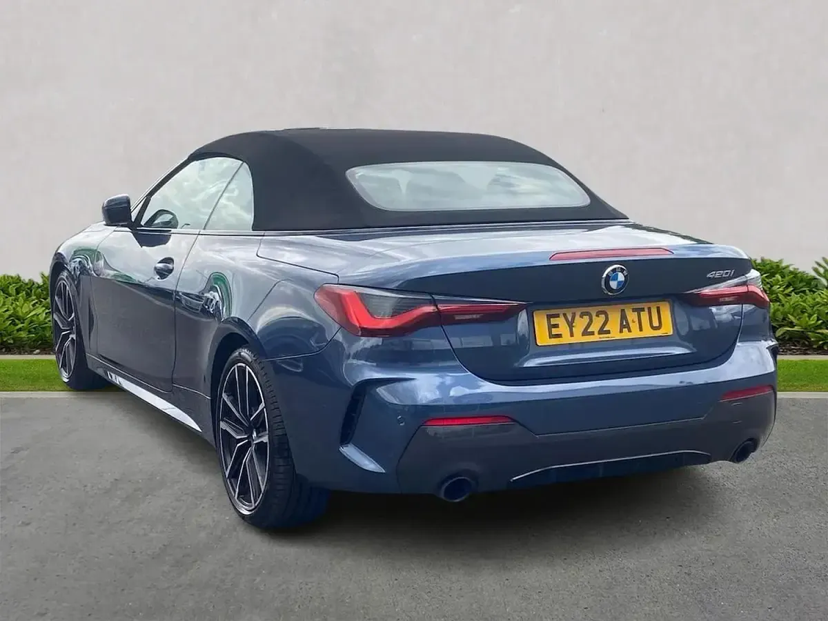 Used BMW 420 M Sport 184 HP (135 kW) 2022 Blue Cabriolet