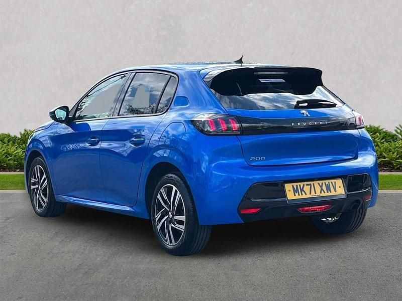 Used Peugeot 208 Allure Premium 100 HP (73 kW) 2021 Blue Hatchback