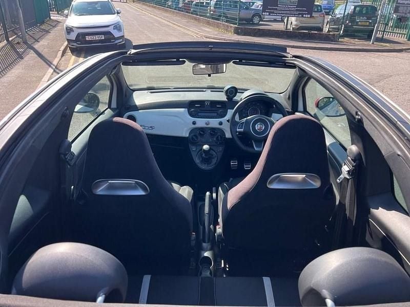 Used Abarth 500C 140 HP (102 kW) 2012 White Cabriolet