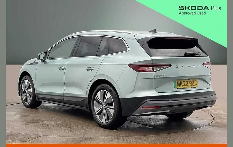 Used Skoda Enyaq iV ecoSuite 150 kW (204 HP) 2022 Arctic silver metallic SUV